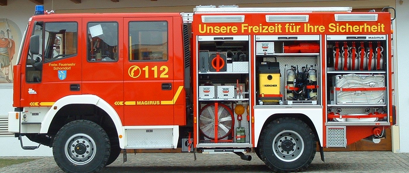 Feuerwehrauto Technische Ausstattung FFW Schorndorf Landkreis Cham